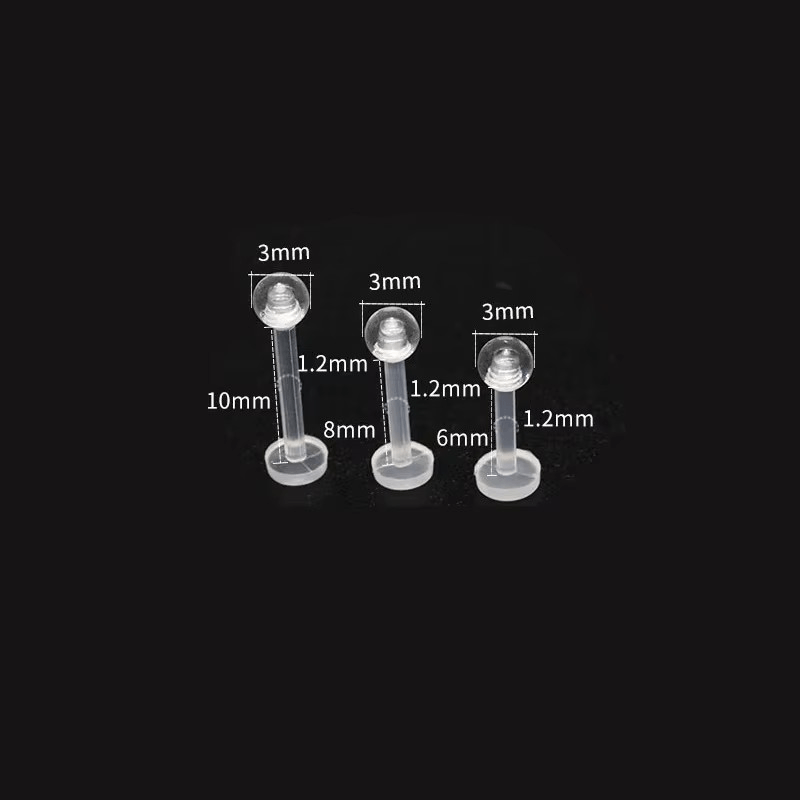 Clear Acrylic Retainer Flexible - Flatback