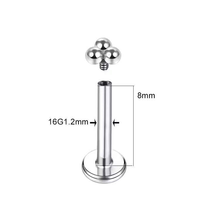 3 Balls Rod - Titanium