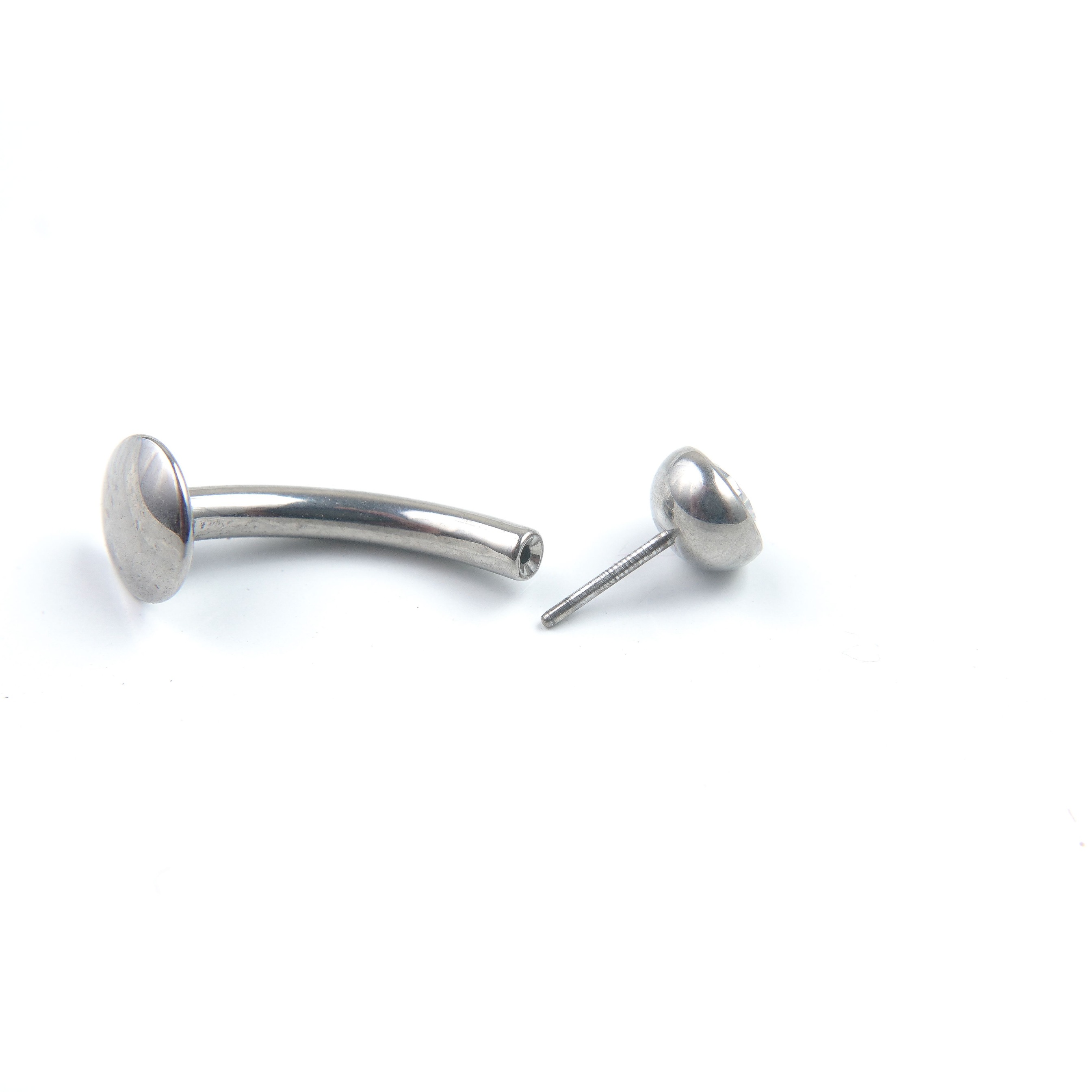 Banana Floating Belly Piercing Titanium