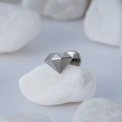 Image of Geo Diamond - Titanium