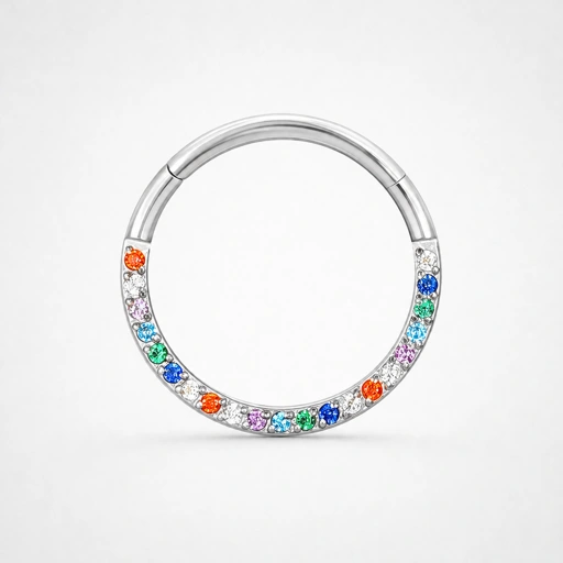 Image of Color Pop Hoop - Titanium
