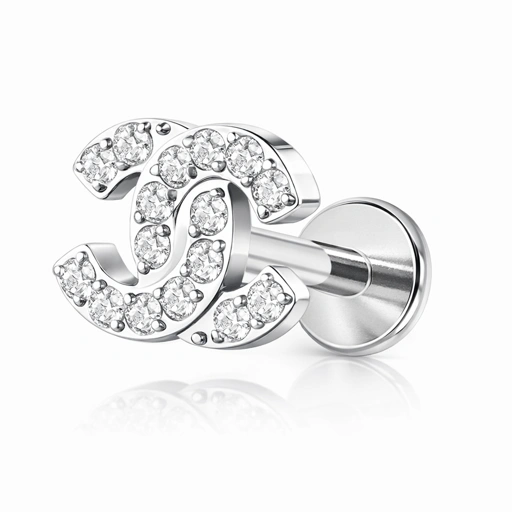 Image of Double-C logo TITANIUM