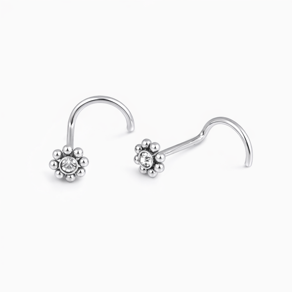 Mandala Nostril Screw Stud