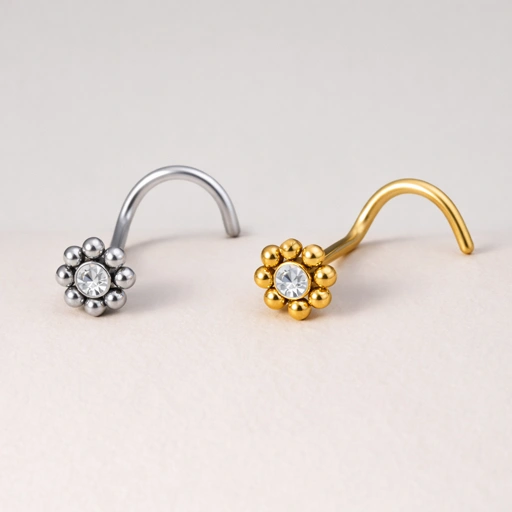 Image of Mandala Nostril Screw Stud