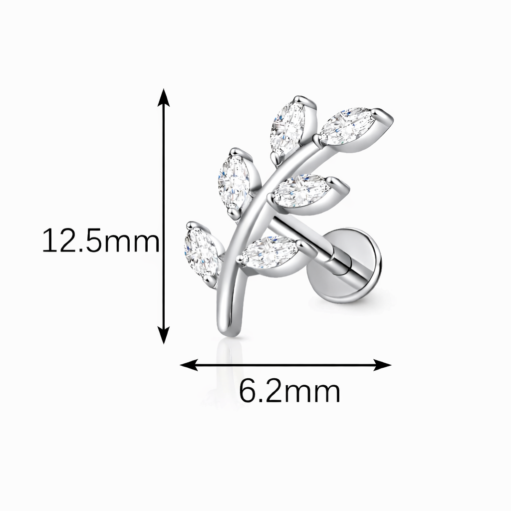 Laurel Leaf - Titanium