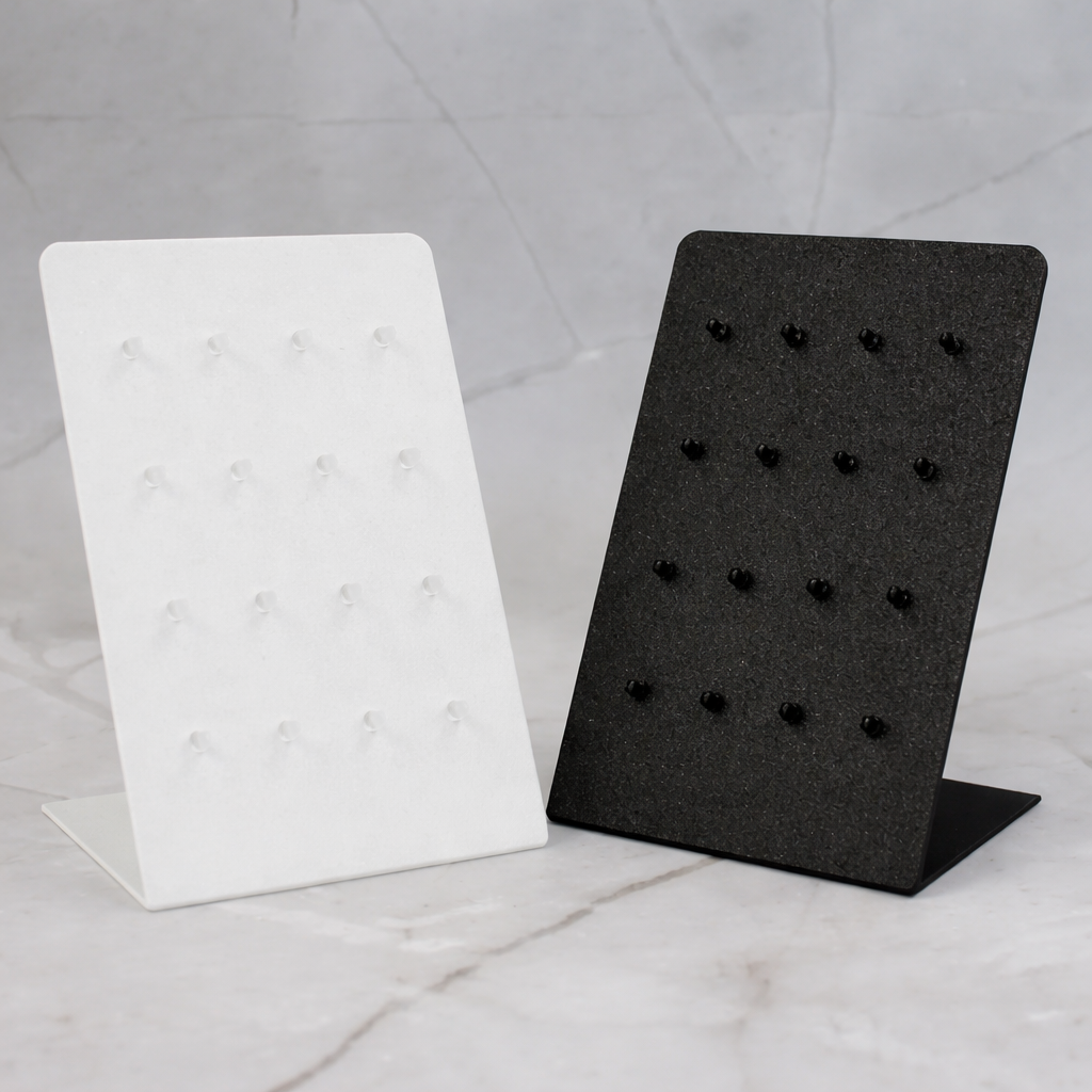 rectangular easel display – 16 hole jewelry 