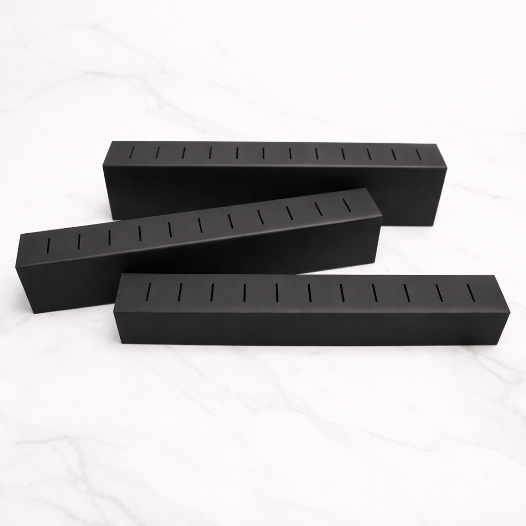 Set Of 3 Hinged Ring Display Blocks - Black