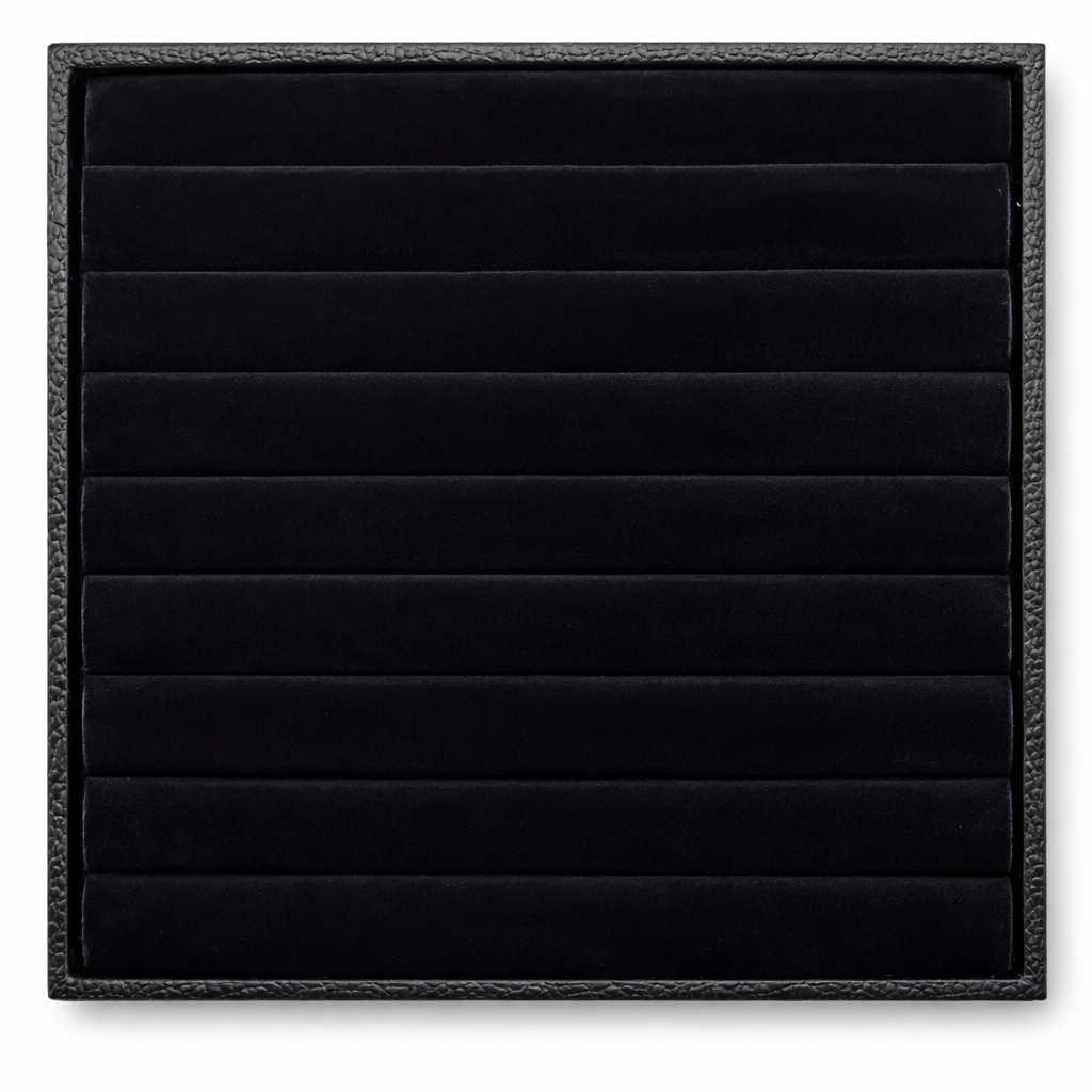 Black Tray Velvet Display 