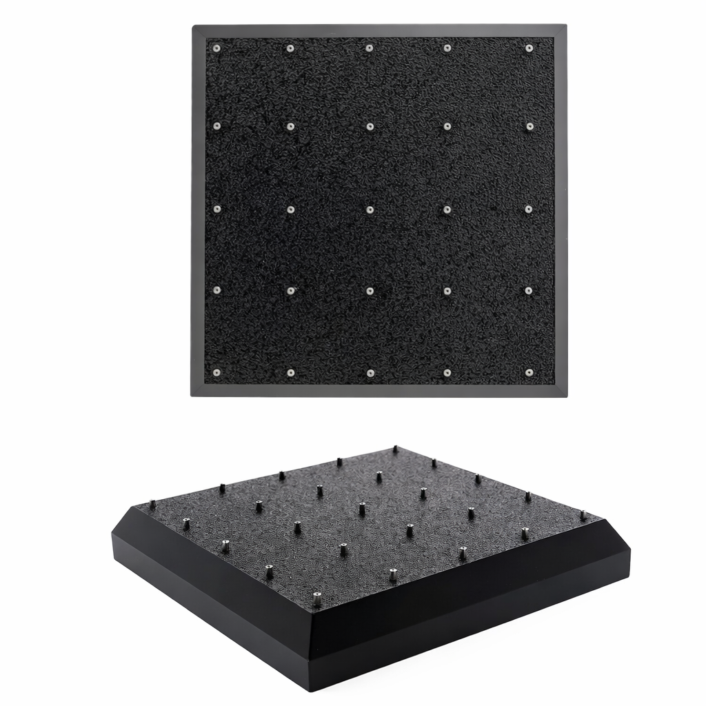 Beveled Square End Display - BLACK