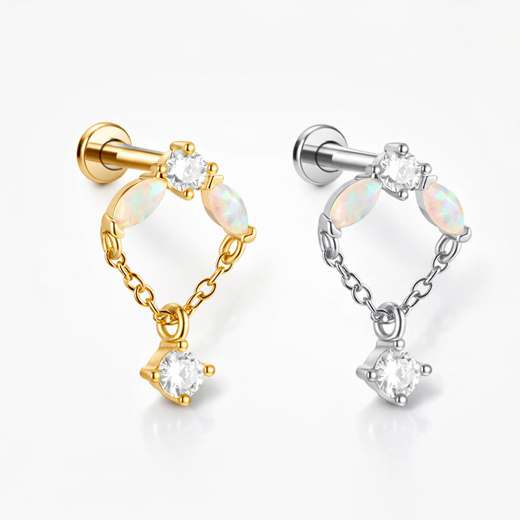 Opaline Dangle - Titanium