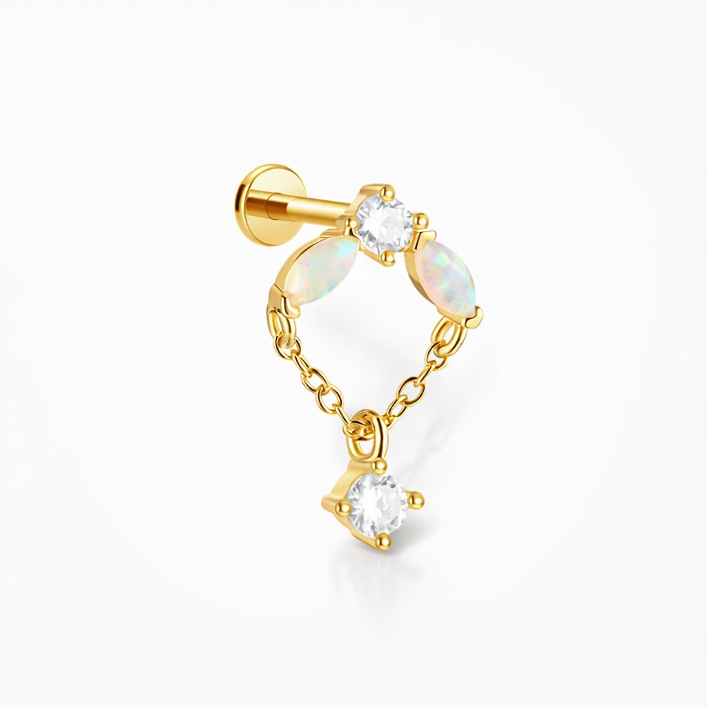Opaline Dangle - Titanium