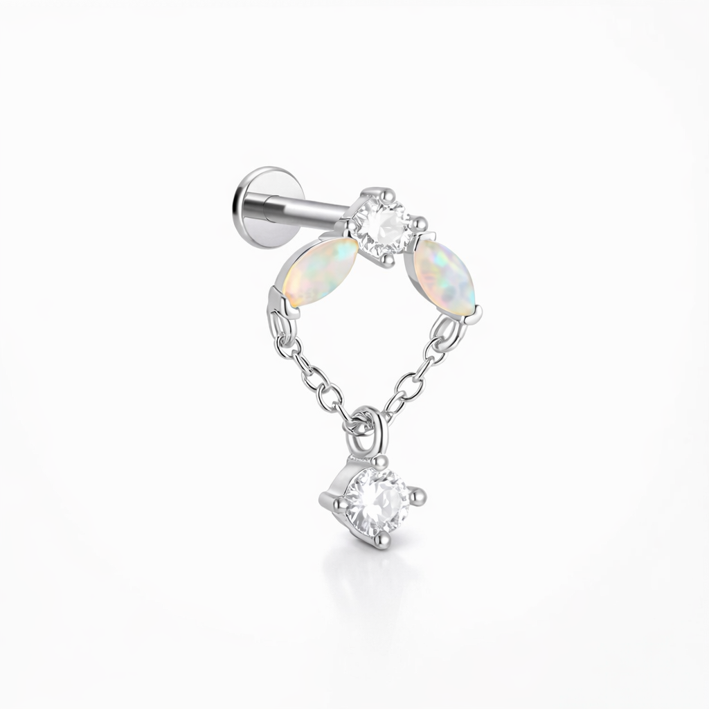 Opaline Dangle - Titanium