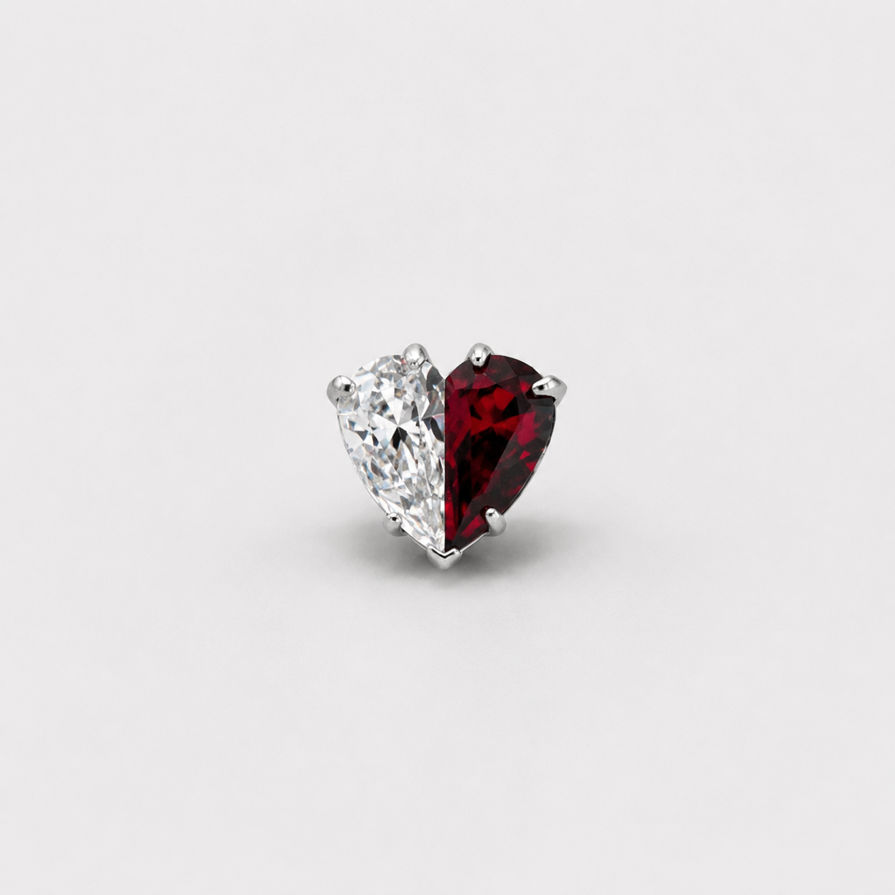 Two Souls One Heart Replacement (just Top) - Titanium