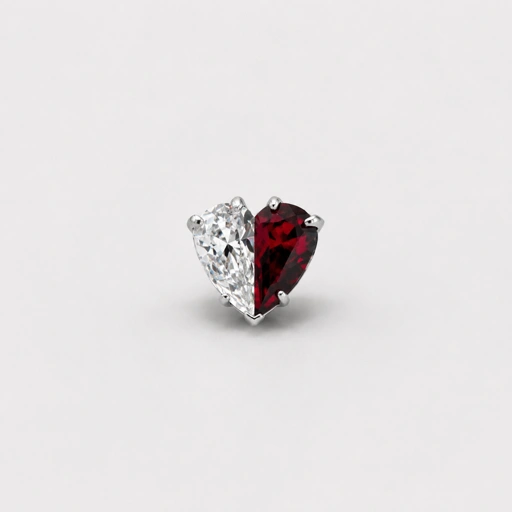 Two Souls One Heart Replacement (just Top) - Titanium