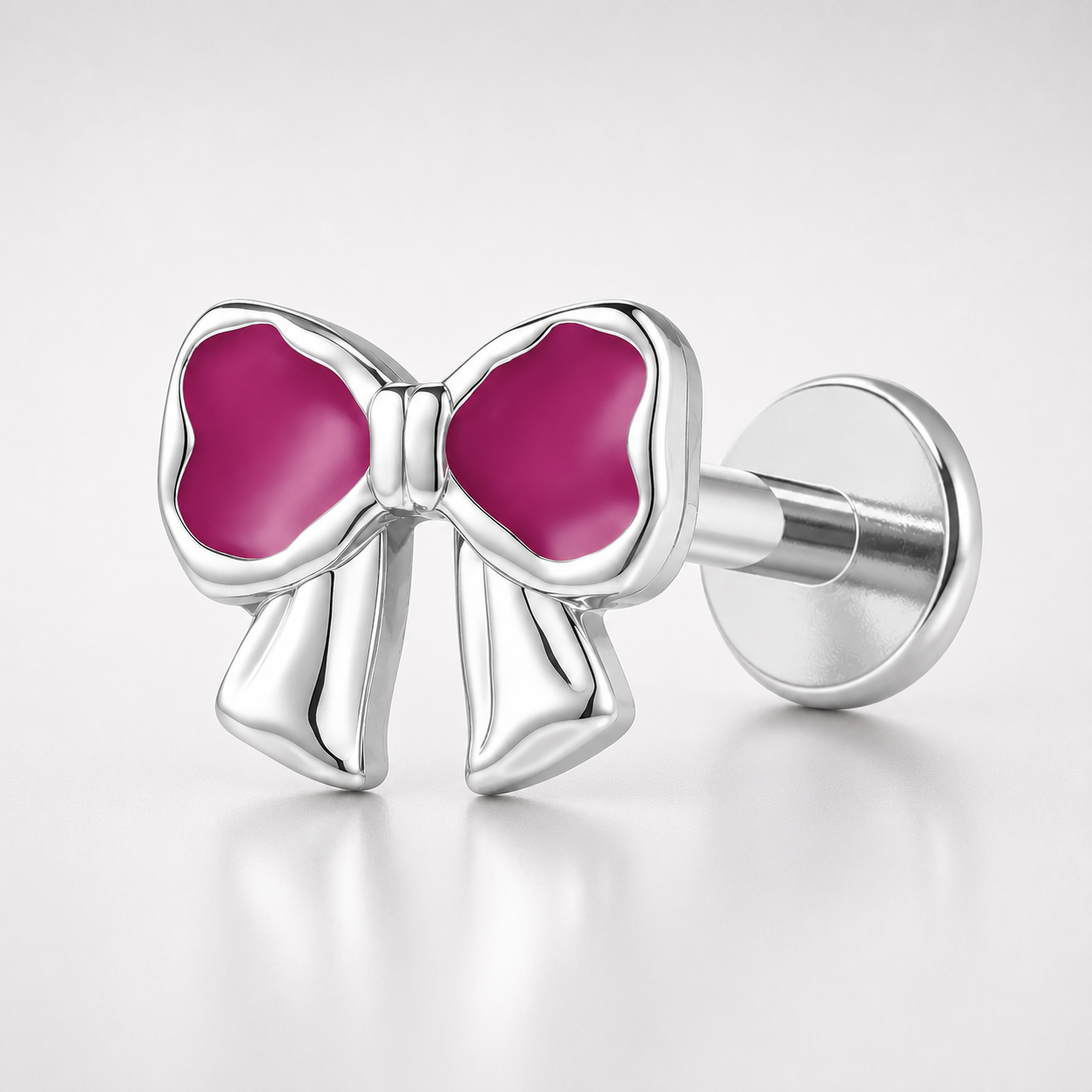 Blush Bow - Flatback