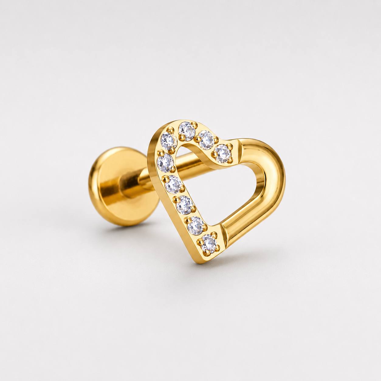 Open Heart CZ - Titanium