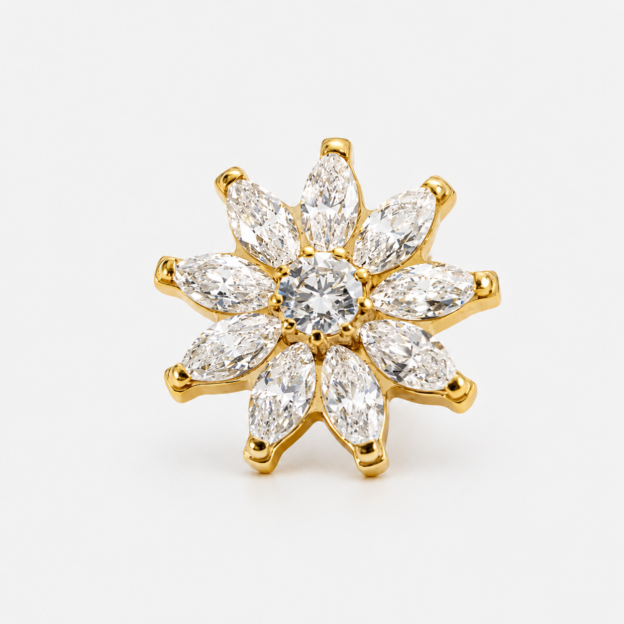 Marquise Daisy  Replacement (just Top) - Titanium