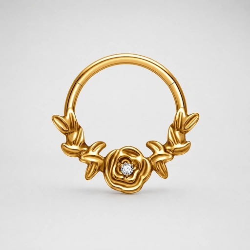 Image of Rose Vine Clicker - Titanium