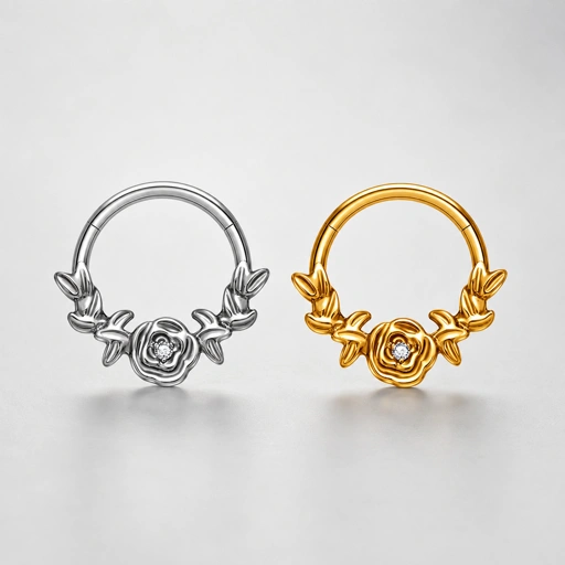 Image of Rose Vine Clicker - Titanium