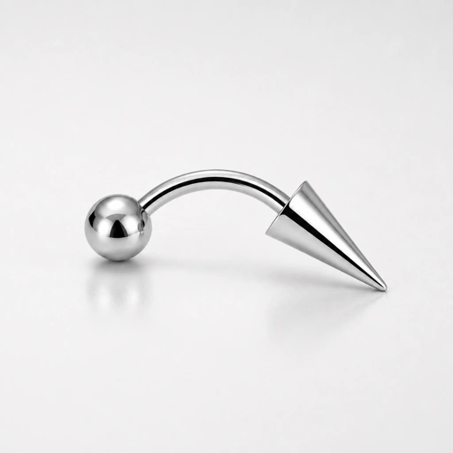 Image of Ball & Spike Curved - 316L