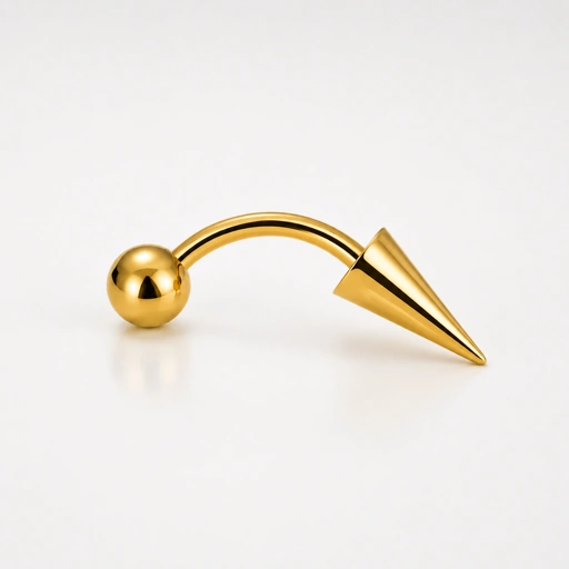Image of Ball & Spike Curved - 316L