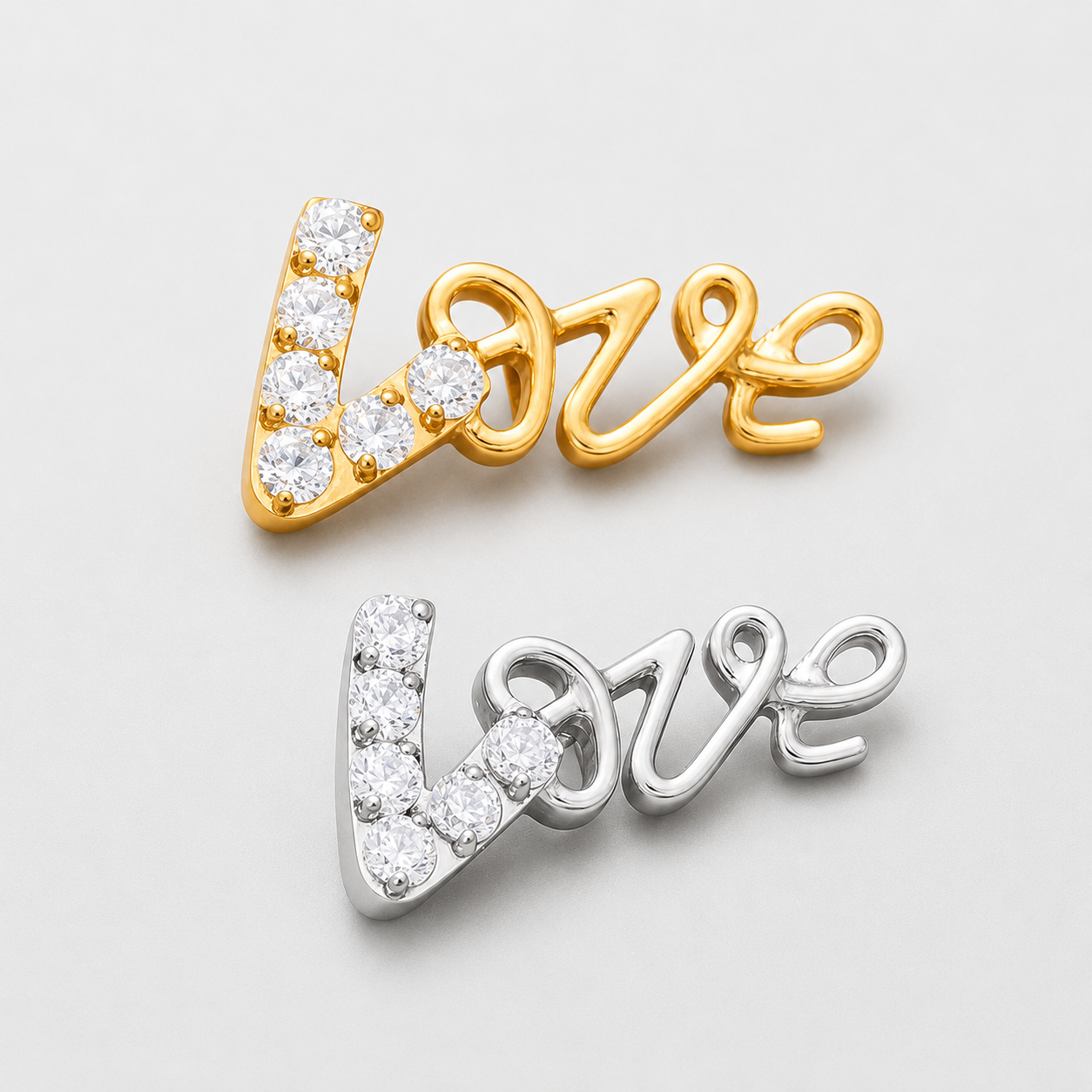 Love Script Replacement (Just Top) - Titanium