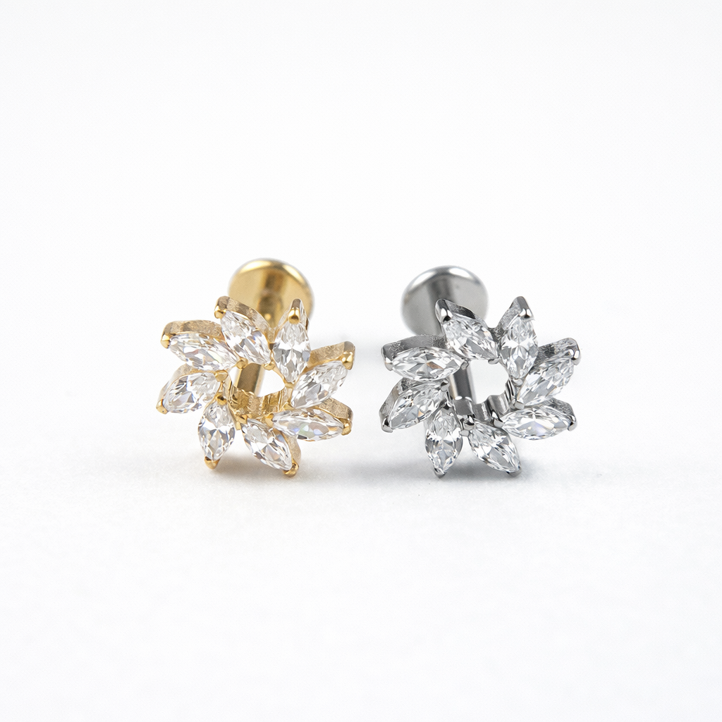 Luxe Floral  - Titanium