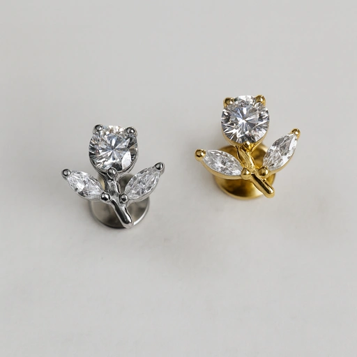 Image of Crystal Bud - Titanium