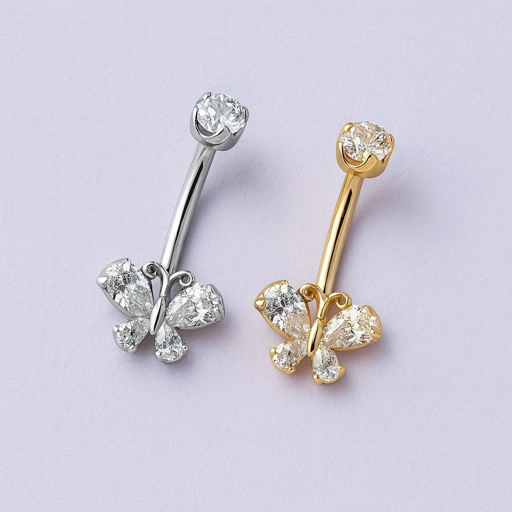 Image of Luna Butterfly - Titanium