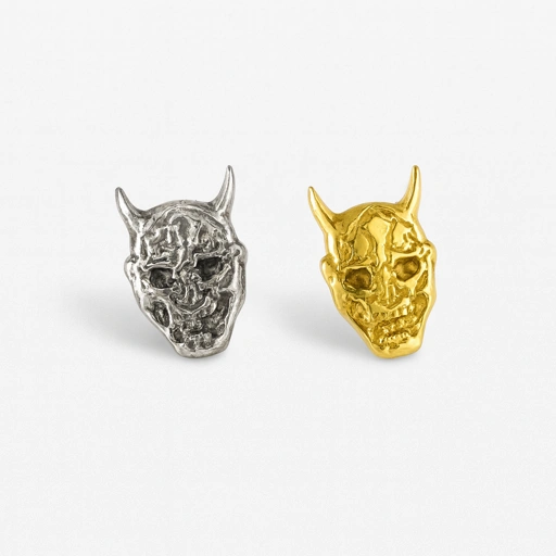 Image of Demon Skull (just Top) - Titanium