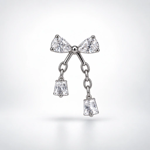 Bow Dangle Replacement (Just Top) - Titanium