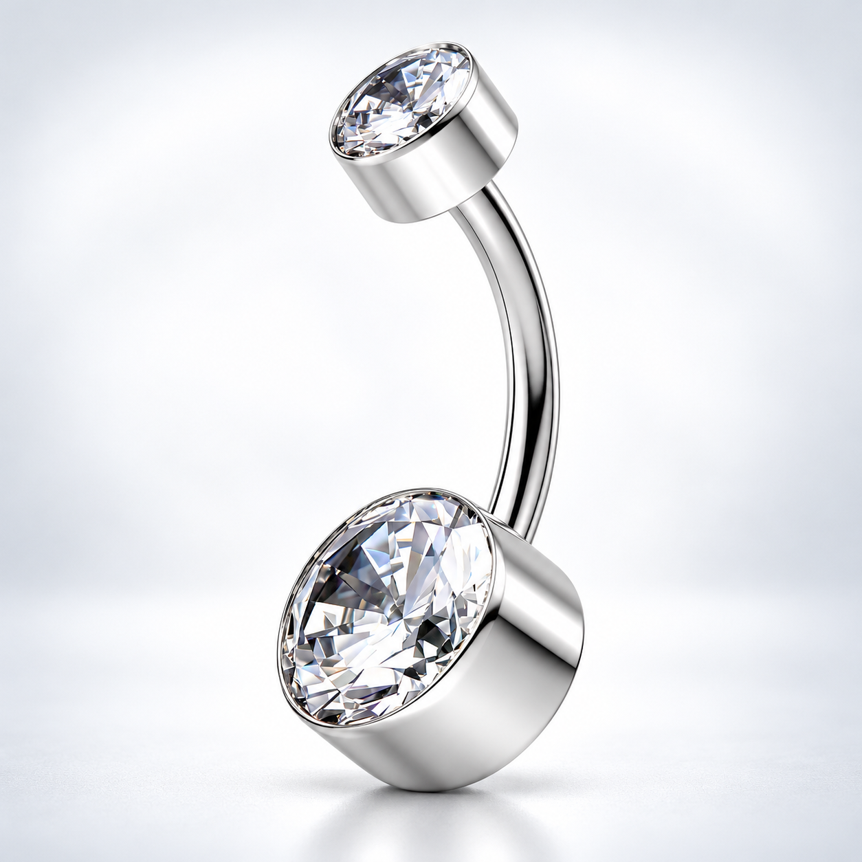 Sparkling Gems Belly - Titanium