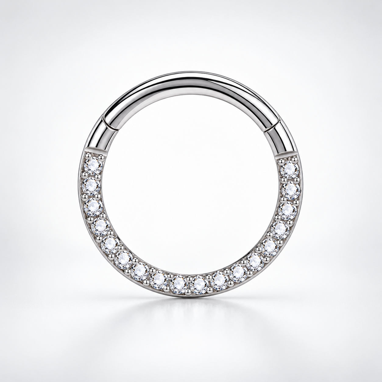 Diamond Pave Clicker - Titanium