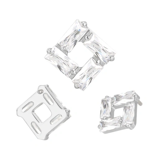 Image of Diamond Window (just Top) - Titanium