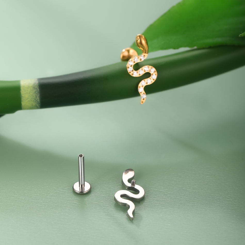 Snake Crystal - Titanium