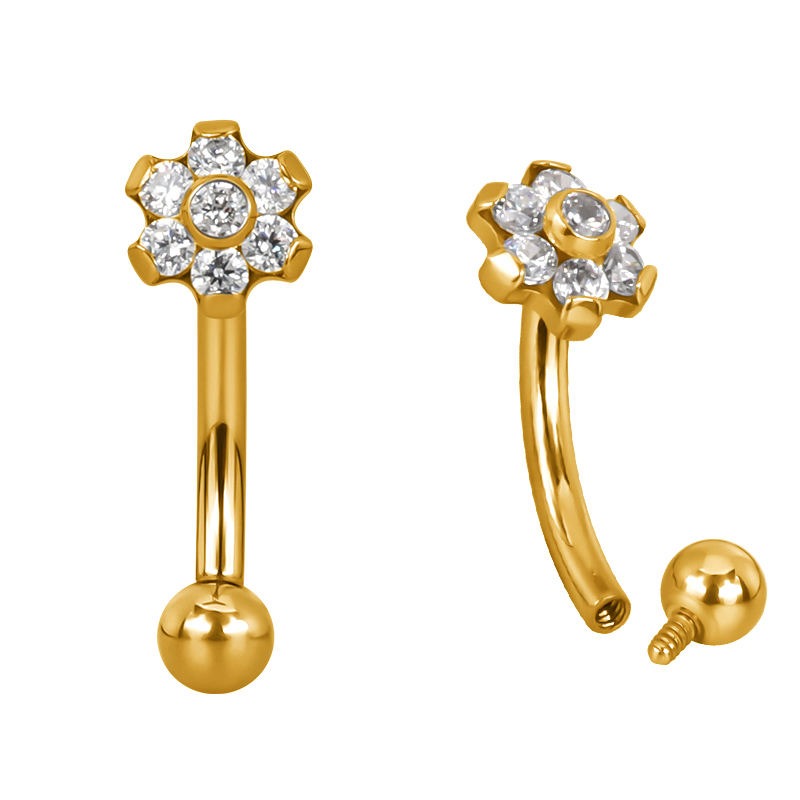Elara Titanium - Floating Navel Piercing