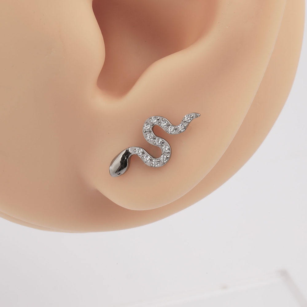 Snake Crystal (just Top) - Titanium