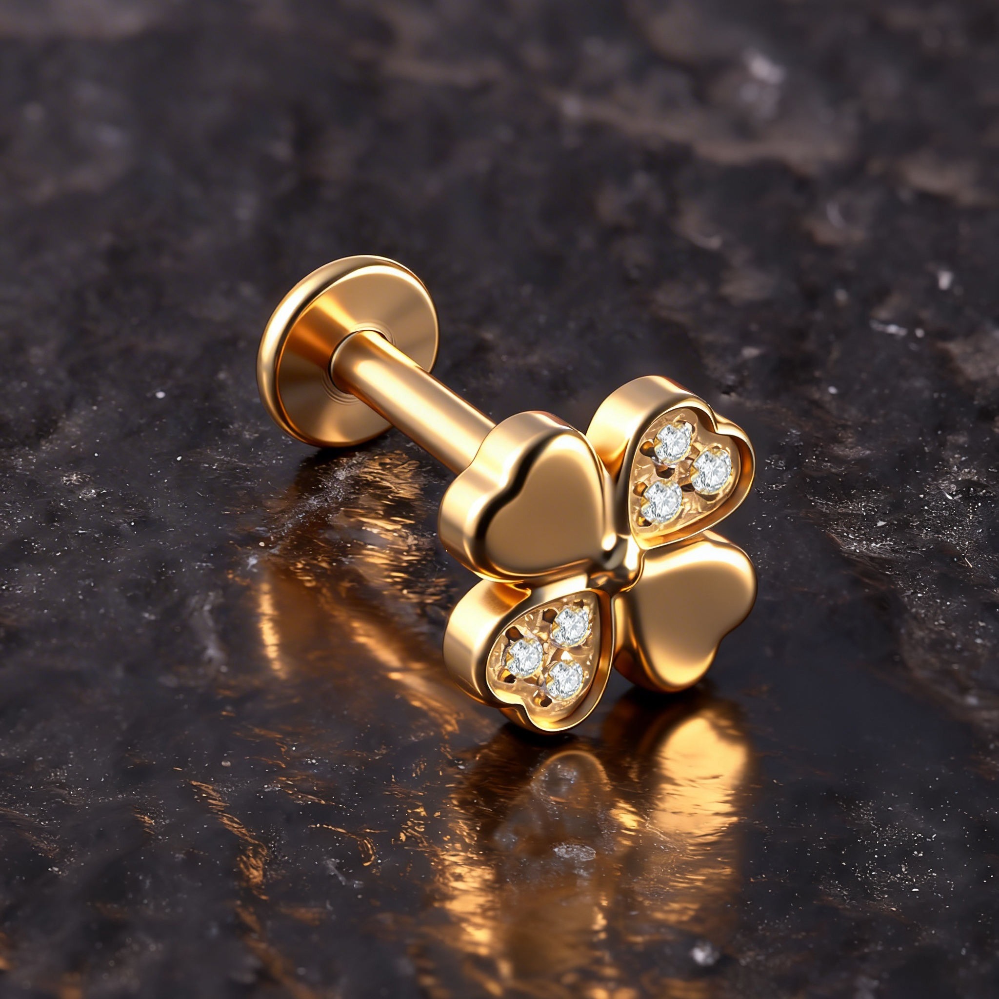 Four Leaf Clover - Titanium