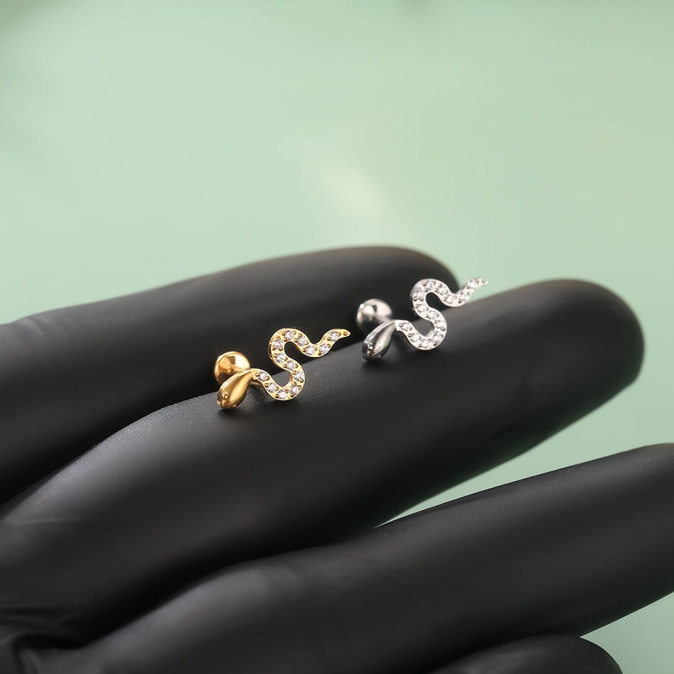 Snake Crystal - Titanium