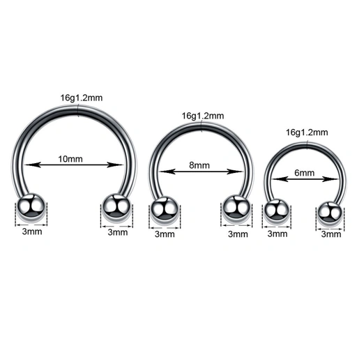Internally Threaded Horseshoe - 316L