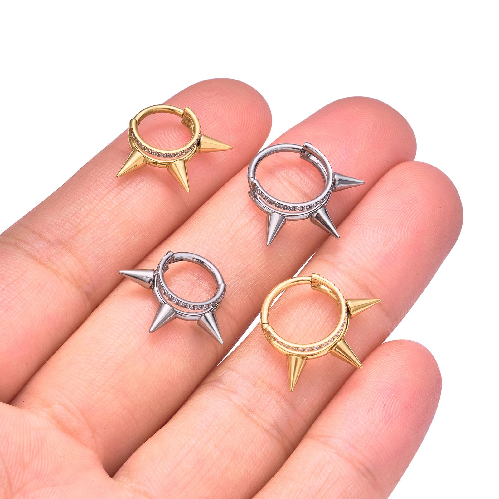 Imperial Spike Ring - Titanium