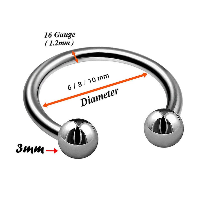 Ohio - Titanium (ball 3mm)