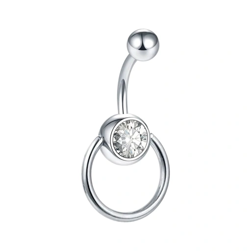 Image of Ombligo Belly - Titanium 