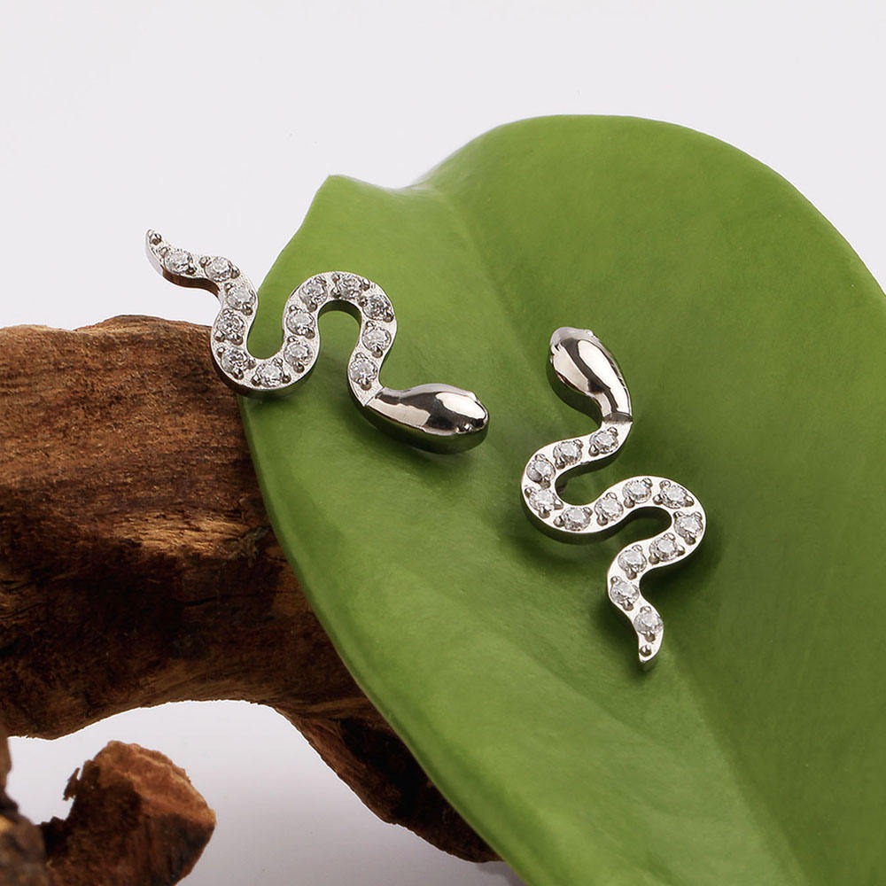 Snake Crystal (just Top) - Titanium