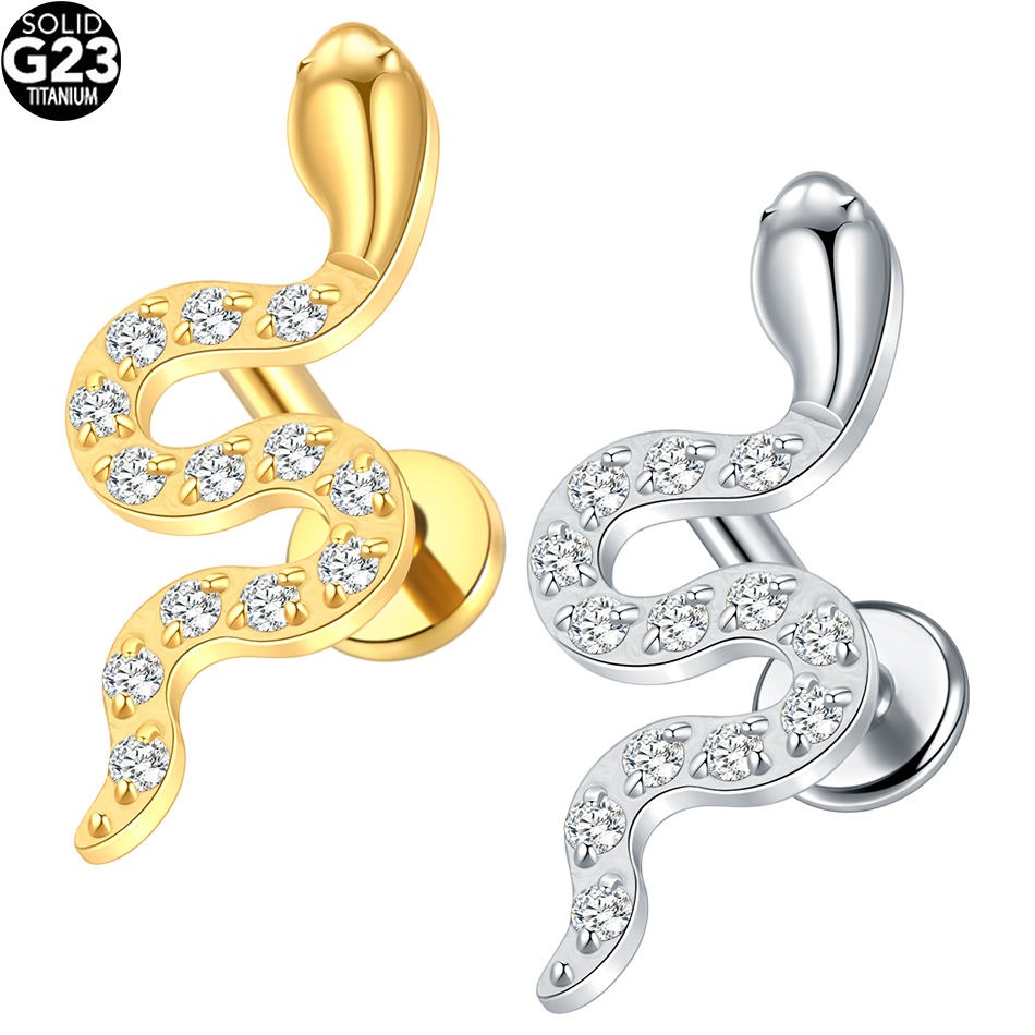 Snake Crystal - Titanium