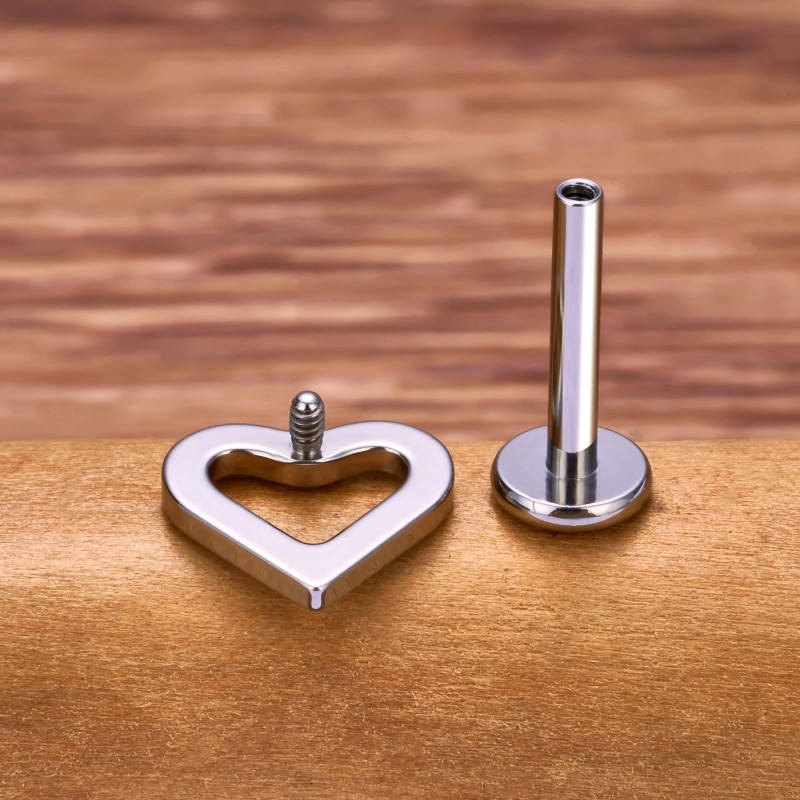 Open Heart CZ - Titanium