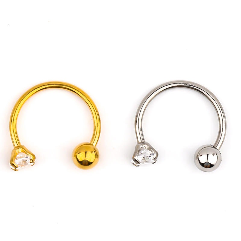 Lustrous Horseshoe - Titanium
