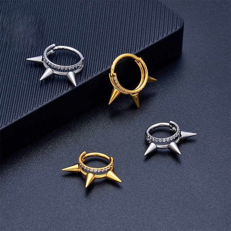 Imperial Spike Ring - Titanium
