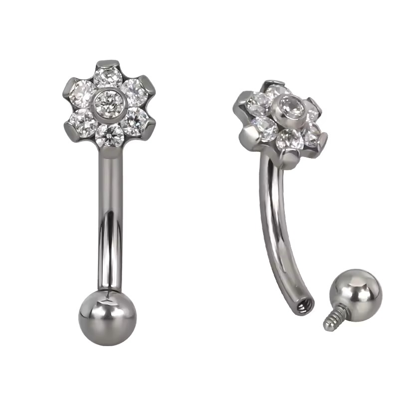 Elara Titanium - Floating Navel Piercing