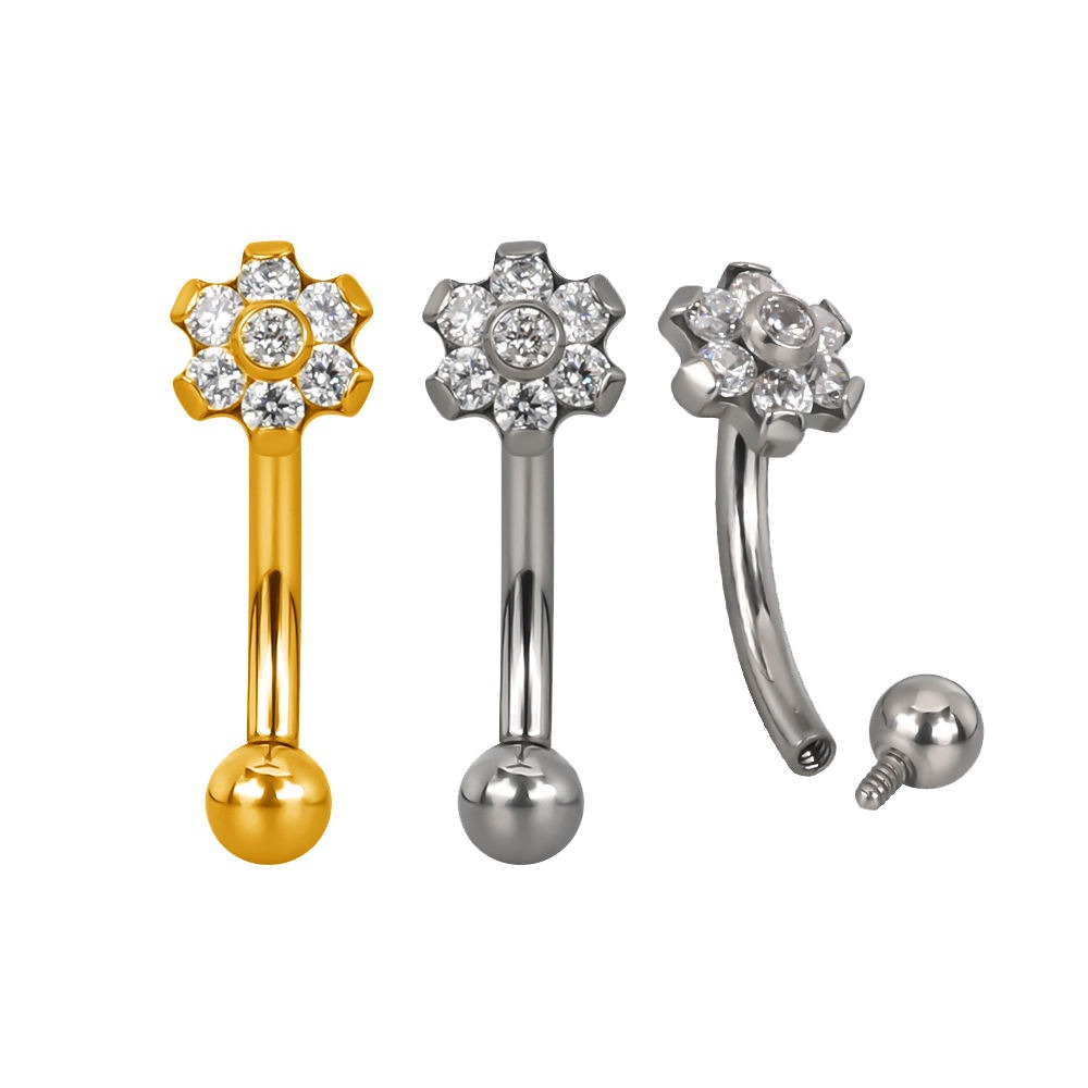 Elara Titanium - Floating Navel Piercing